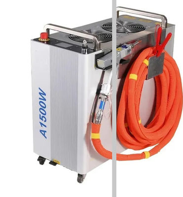 Macchina per saldatura laser CNC a fibra portatile per lamiera d'acciaio zincata in alluminio