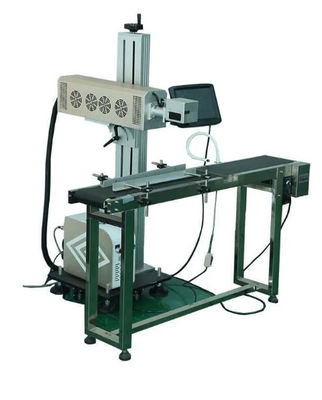 Macchina per marcatura laser CO2 CCD Visual Recognition Flying Laser Marker per metallo