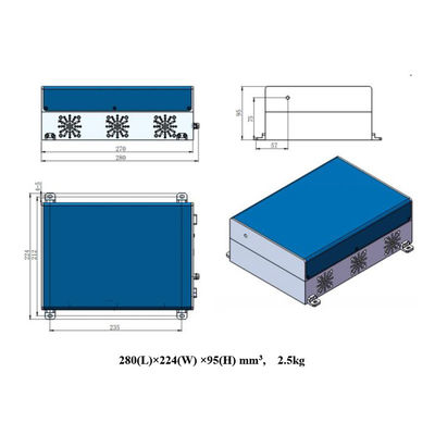 1550nm 1064nm 1 - progettazione modulare dell'OEM dei laser a fibra a singola frequenza 1000W