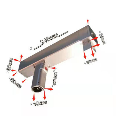 Testina di pulizia laser Ripetibilità 8μ/Rad Risoluzione 12μ/RadRad Frequenza:≤ 1200Hz