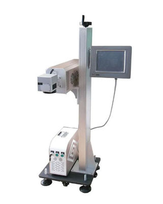 Marcatore laser a fibra volante 20W / 30W / 50W per linea di produzione