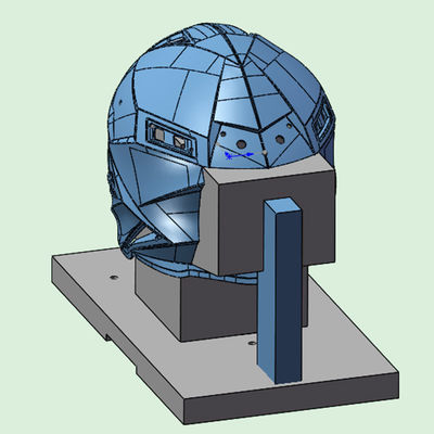 Raycus Laser Source 6 Axis 3D Robot Laser Cutter utilizzo per casco in fibra di vetro, casco in fibra di carbonio, casco Kevlar ecc